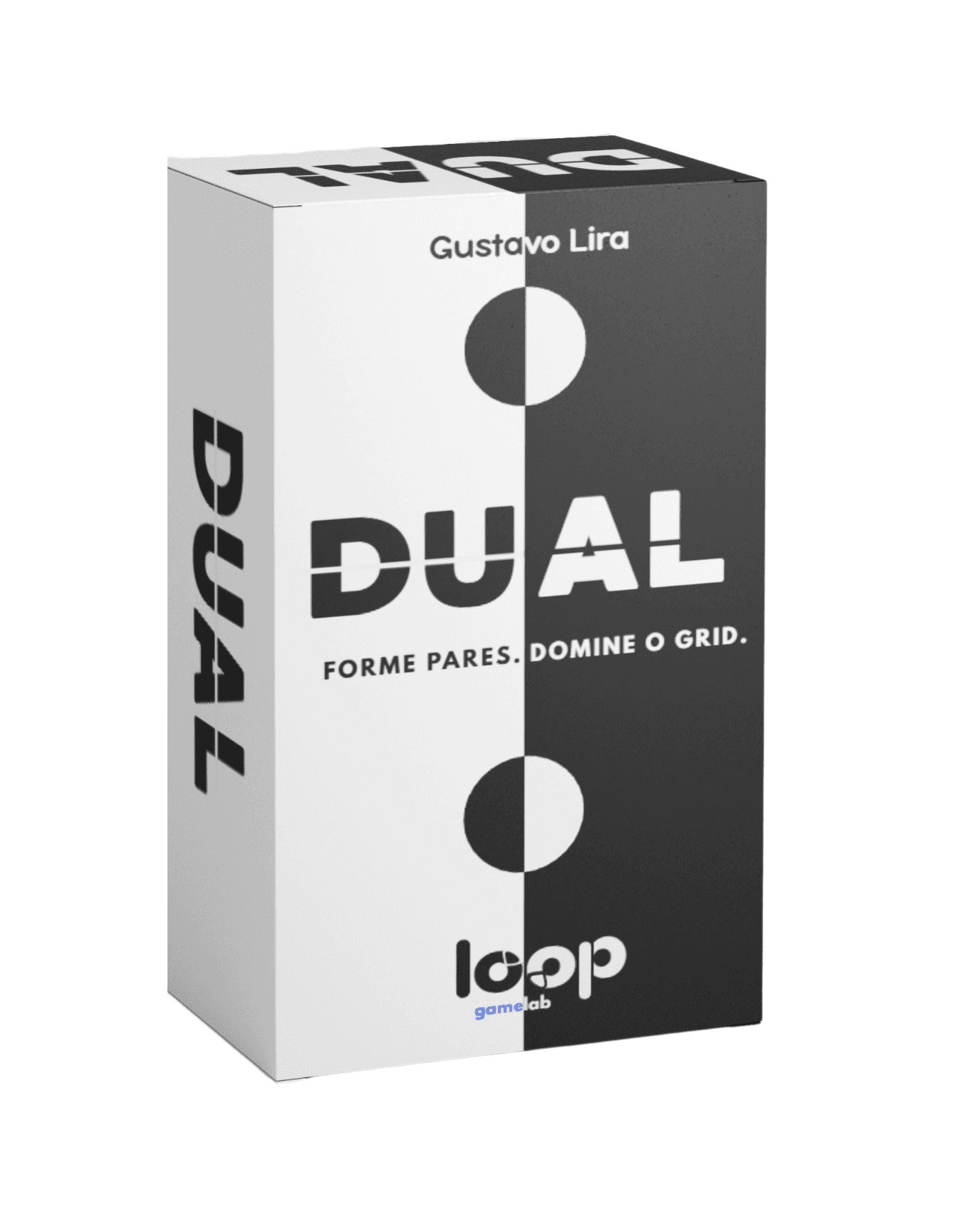 Mockup 3D da caixa do jogo Dual